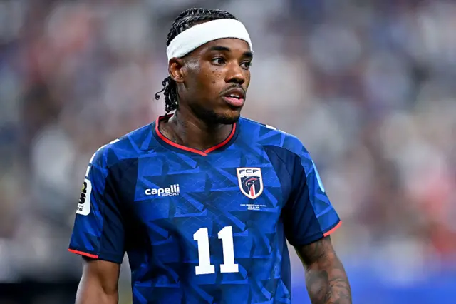Garry Rodrigues of Cabo Verde looks
