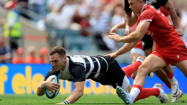 George North scores