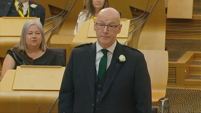First Minister John Swinney