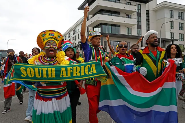 South Africa fans