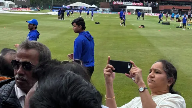 Indian fans in Belfast