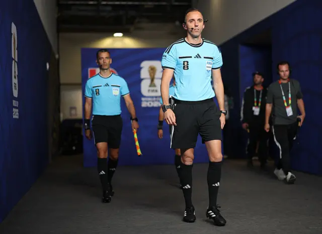Joao Pinheiro walking down the tunnel