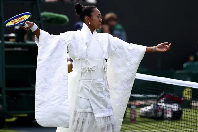 Naoimi Osaka at Wimbledon