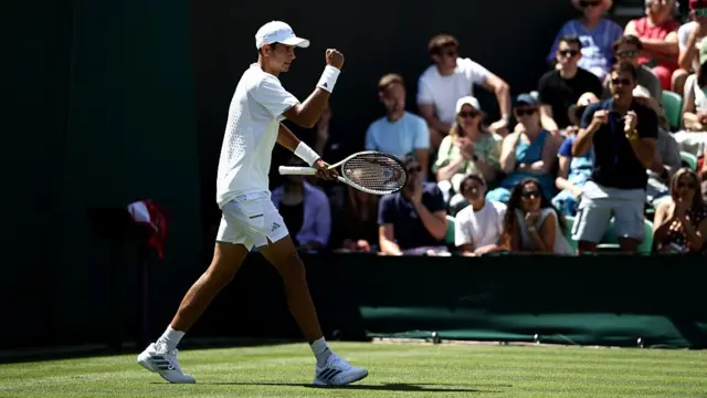 Rafael Jodar celebrates
