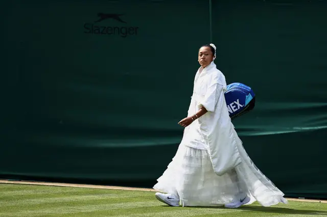 Naomi Osaka at Wimbledon