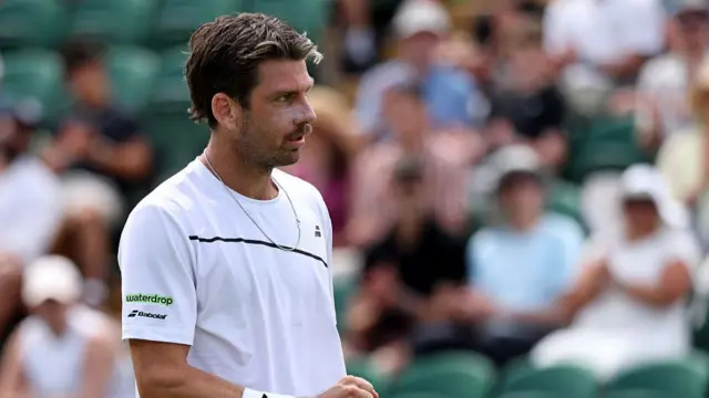 Cameron Norrie in action