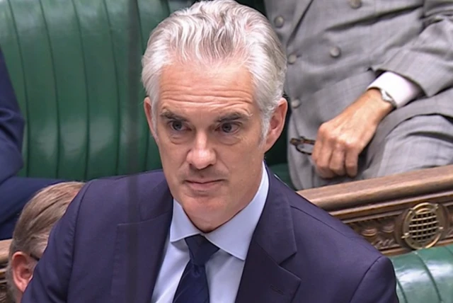 Shadow Defence Secretary James Cartlidge