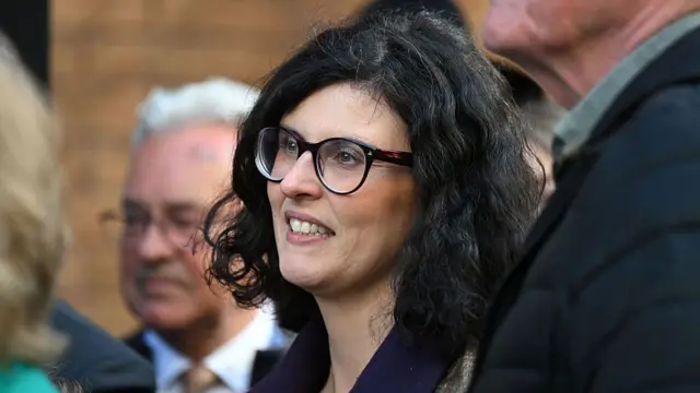 Layla Moran among a crowd of people