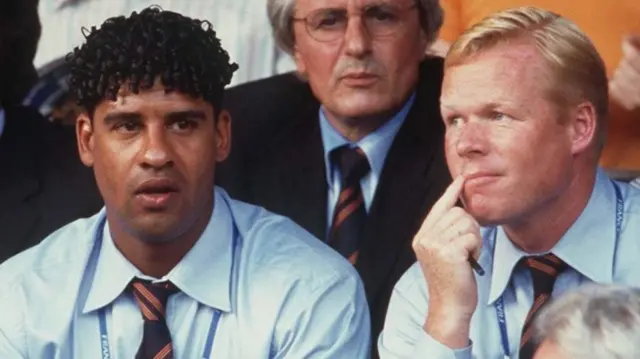 Frank Rijkaard and Ronald Koeman
