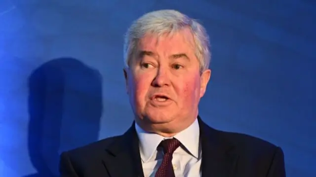 Gen Sir Richard Barrons speaks at a military event in London