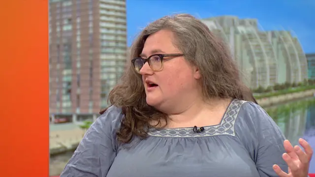 Alice Topping in BBC Breakfast studio