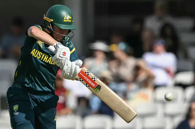 Beth Mooney batting