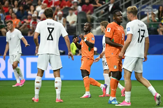 Ghislain Konan reacts
