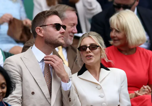 Stuart Broad and Mollie King