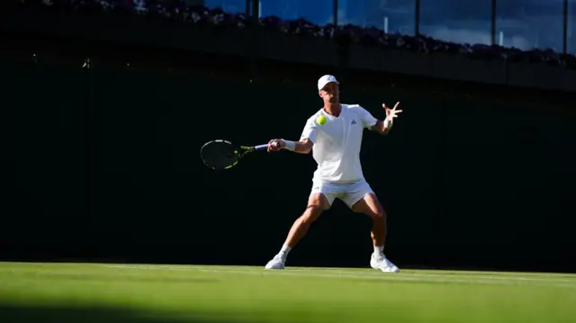 Jan Choinski of Great Britain in action