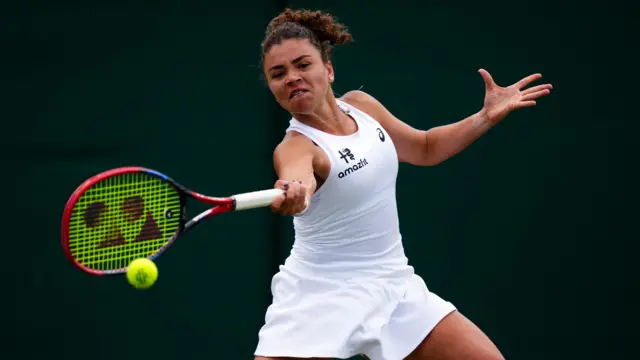 Jasmine Paolini of Italy in action