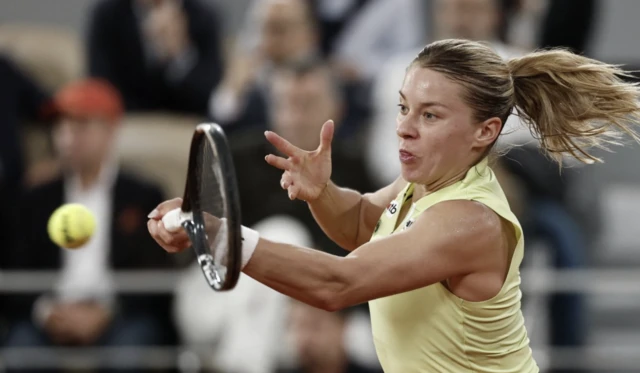 Poland's Maja Chwalinska in action