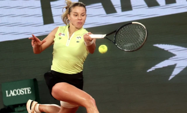 Maja Chwalinska of Poland in action