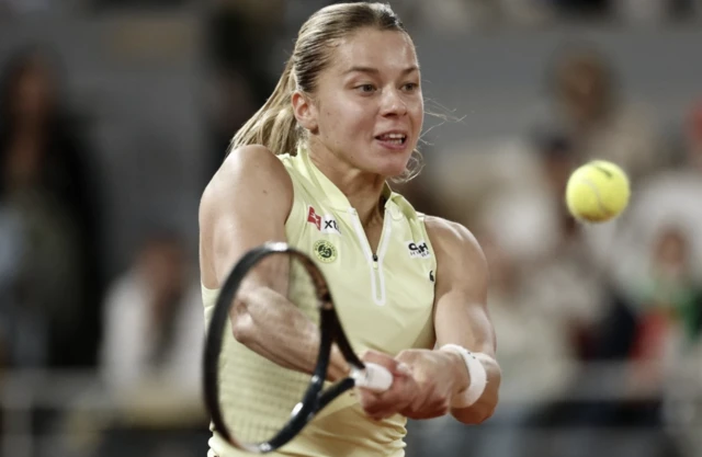 Poland's Maja Chwalinska in action