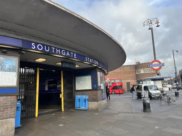 Southgate station exterior