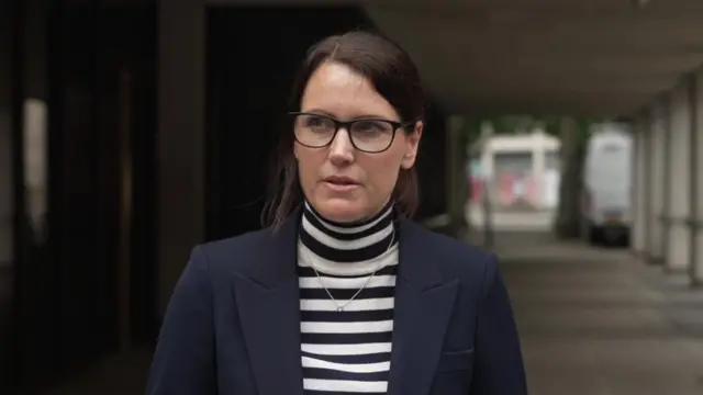 Detective Chief Superintendent Rebecca McKendrick speaking outside Manchester Crown Court