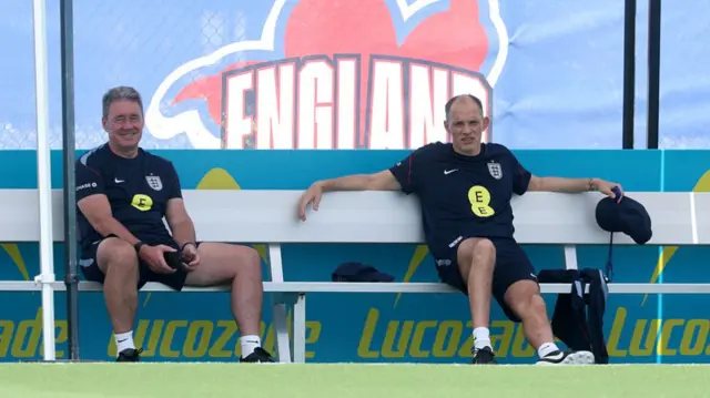 John McDermott, Technical Director of the FA, and Thomas Tuchel