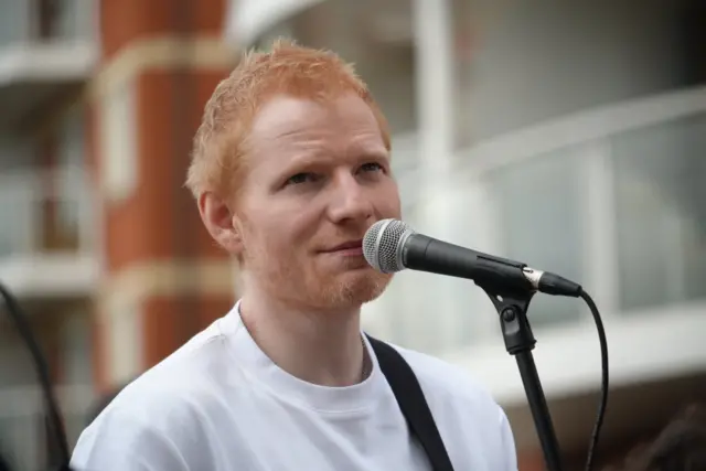 Close up of Ed
