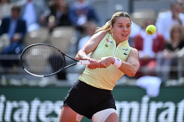 Maja Chwalinska of Poland in action