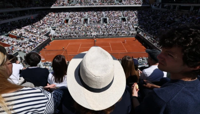 General view of the final match