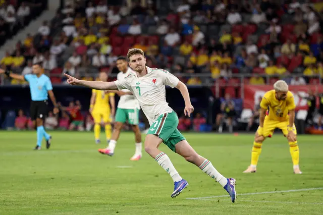 David Brooks goal celebration