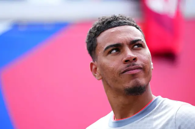 Morgan Rogers of England looks on prior to the international friendly match between England and New Zealand at Raymond James Stadium on June