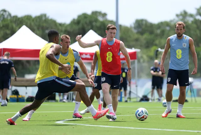 England training camp