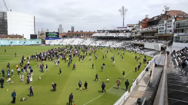 The Oval during the lunch interval