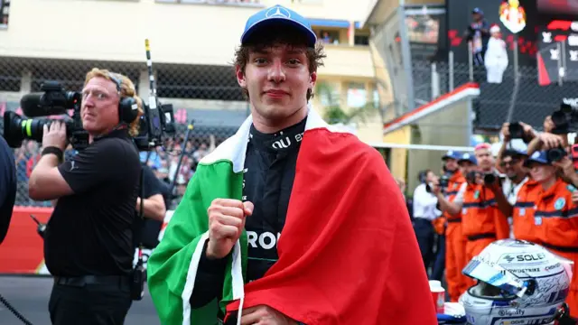 race winner Kimi Antonelli