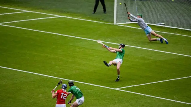 Nickie Quaid saves from Diarmuid Healy