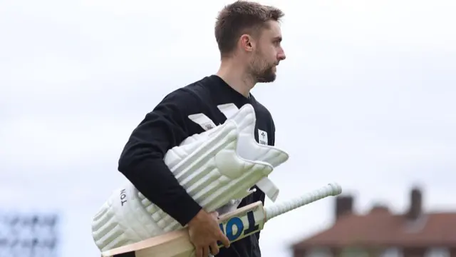 Will Jacks with bat and pads ahead of Surrey v Hampshire