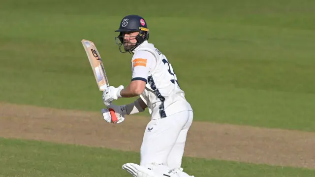 Jake Lehmann batting for Hampshire