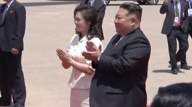 Kim and wife