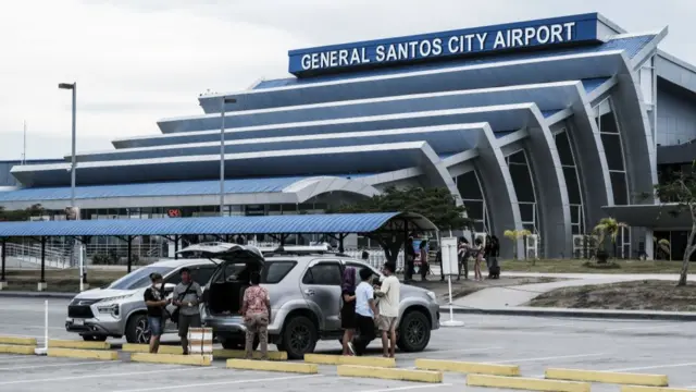 Passengers at the airport in General Santos