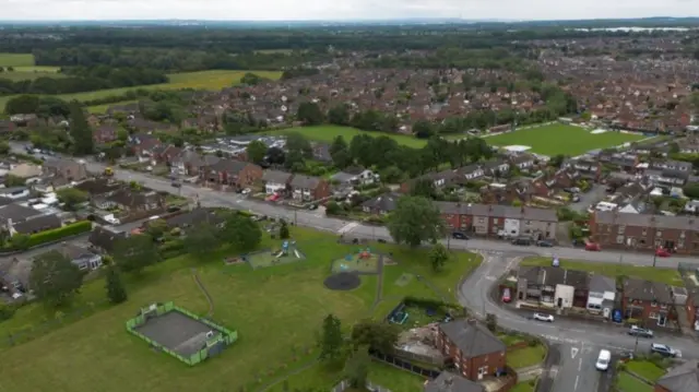 Aerial view of Makerfield