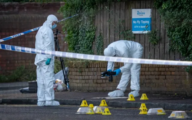 Scene of attack in north Belfast