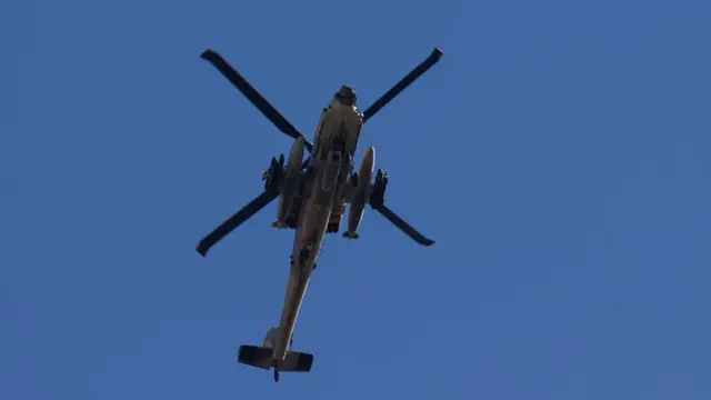 Apache helicopter