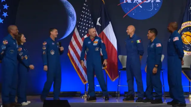 Artemis II and Artemis III astronauts meet