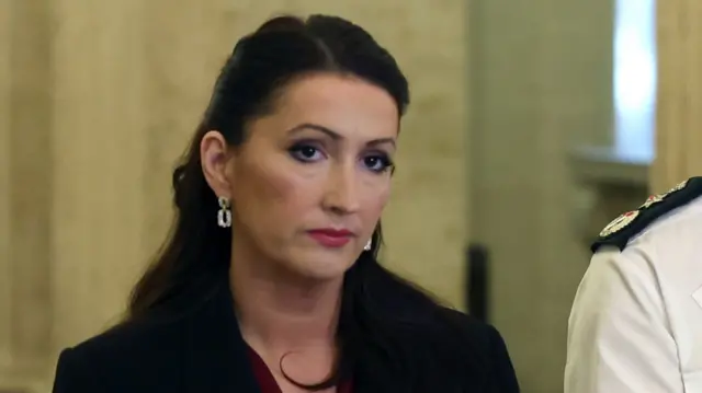 A woman with dark hair