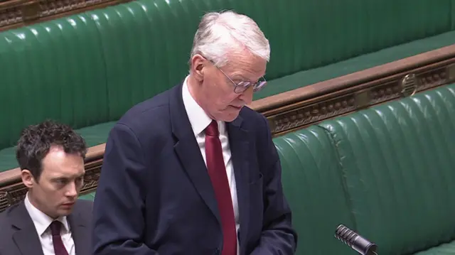 Hilary Benn speaking in Parliament