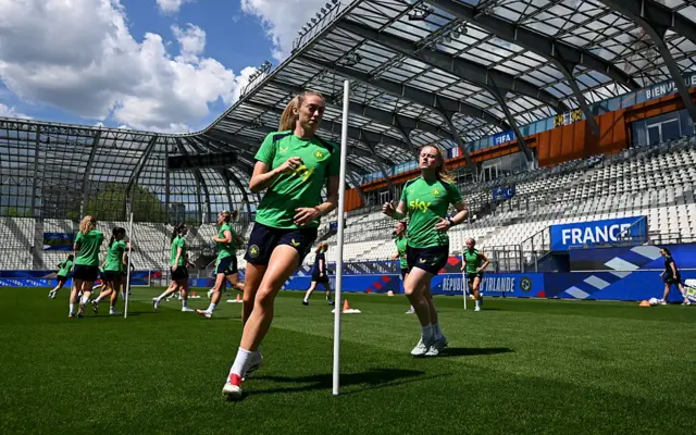 Republic of Ireland training
