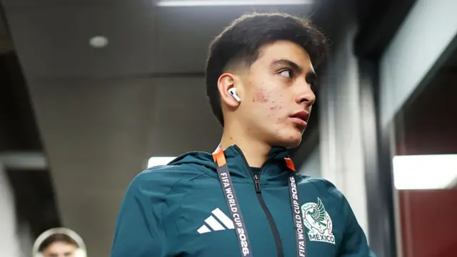 Gilberto Mora arrives