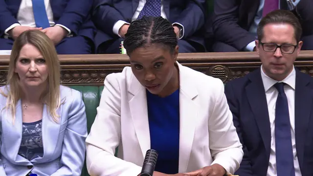 Kemi Badenoch speaking in the House of Commons