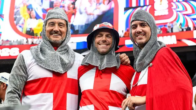 England fans in America