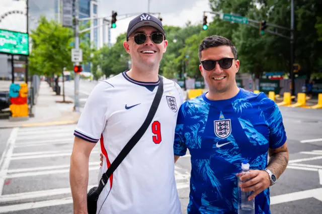 England fans in Atlanta